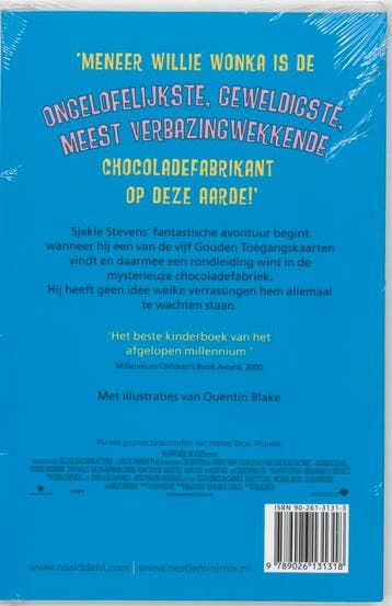 Sjakie en de chocoladefabriek 9789026131318 Roald Dahl, Boeken, Kinderboeken | Jeugd | onder 10 jaar, Verzenden, Gelezen, Roald Dahl