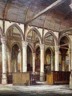 Bep Bijtelaar (1898-1978) - Kerkinterieur