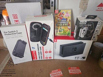 Nintendo - Switch - New Super Mario Bros. U Deluxe dock, Nieuw