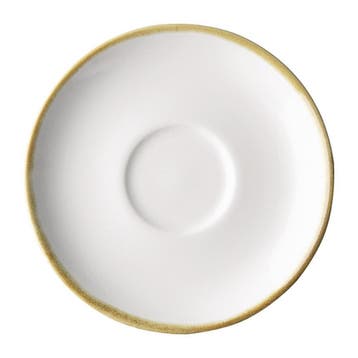 Kiln Cappuccinoschotels | Krijtwit | 14Ø cm | 6 stuks, Verzenden