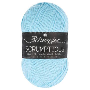 Scheepjes Scrumptious - 343 French Blue Macaron - Gerecycl, Ophalen of Verzenden, Nieuw