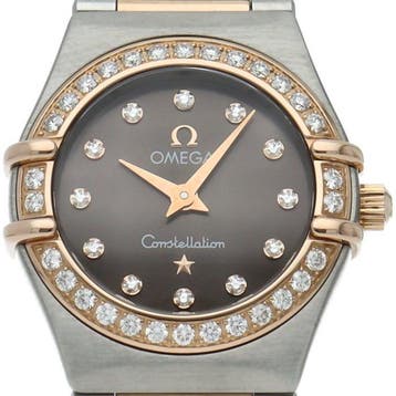 Omega - Constellation Mini 0.9 Diamond Bezel 12P Diamond -, Nieuw