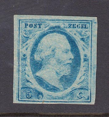 Nederland 1852 - Koning Willem III - NVPH 1, Gestempeld