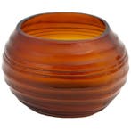 Flamant Vaas Vera, 22x22x14 - Ongebruikt - Tweedekans bij, Huis en Inrichting, Woonaccessoires | Vazen, Nieuw, Oranje, Glas, Minder dan 50 cm
