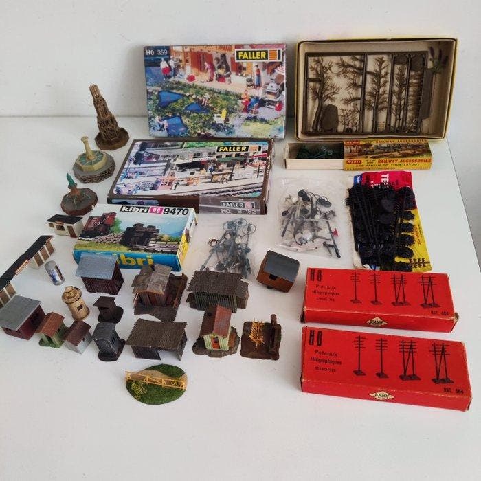 Faller, Kibri, Jouef, Airfix H0 - Modeltreingebouwen (30), Hobby en Vrije tijd, Modeltreinen | H0