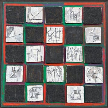 Anita de Caro (1909-1998) - LÉchiquier (vendu sans prix de, Antiek en Kunst, Kunst | Schilderijen | Klassiek