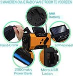 2dekans | Radio Op Batterijen Voor Rampen - Radio Opwindbaar, Audio, Tv en Foto, Radio's, Ophalen of Verzenden, Zo goed als nieuw