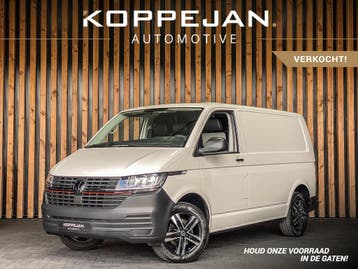 Volkswagen Transporter 2.0 TDI 110PK Bestelwagen L1H1, Stof, Gebruikt, Volkswagen, Wit
