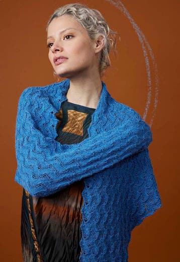Breipatroon Driehoekige Sjaal Cadence van Alpaca Soxx 4ply, Ophalen of Verzenden, Nieuw