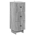 vidaXL Ladenkast Grijs sonoma 33 x 34,5 x 90 cm Bewerkt hout, Huis en Inrichting, Kasten | Overige, Verzenden, Nieuw