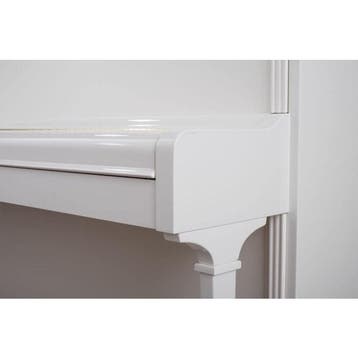 Petrof P 125 G1 PWH messing piano, Nieuw, Wit, Piano