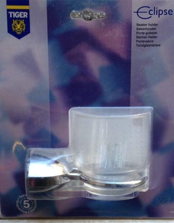 Tiger - Tiger Eclipse Bekerhouder enkel+glas, Huis en Inrichting, Ophalen of Verzenden, Nieuw