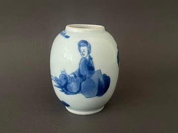 Blauw-witte - Porselein - China - Kangxi (1662-1722), Antiek en Kunst