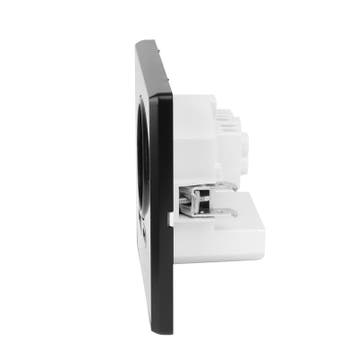 Inbouw wandcontactdoos zwart met 1x USB-A & 1x USB-C, Ophalen of Verzenden, Nieuw