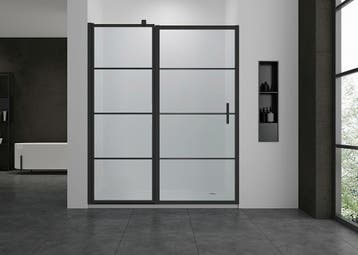 Sani Royal Douchedeur met Vast Paneel 120x200cm, Nieuw
