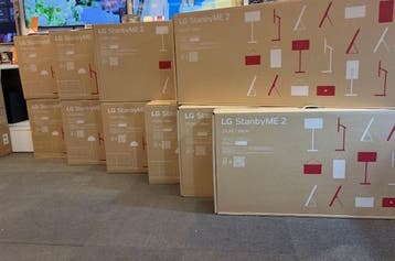 LG Smart Touch TV 27 inch StandbyME 2  27LX6TDGA, Audio, Tv en Foto, Televisies, Ophalen, LED, Nieuw, 4k (UHD)