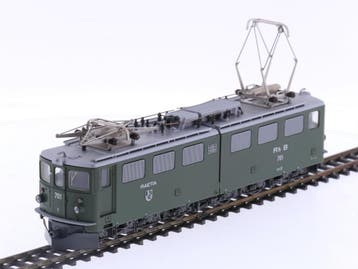 Schaal H0m Bemo 1254 111 elektrische locomotief Ge 6/6 va..., Hobby en Vrije tijd, Modeltreinen | H0, Ophalen of Verzenden, Zo goed als nieuw