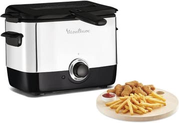 Mini Friteuse 1 Liter | Roestvrij staal | Tweedekansje OP=OP, Witgoed en Apparatuur, 1 tot 2 liter, Ophalen of Verzenden, Zo goed als nieuw
