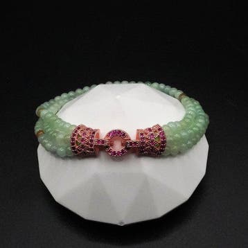 NGTC Gecertificeerde Natuurlijke Jadeietarmband – Elegante