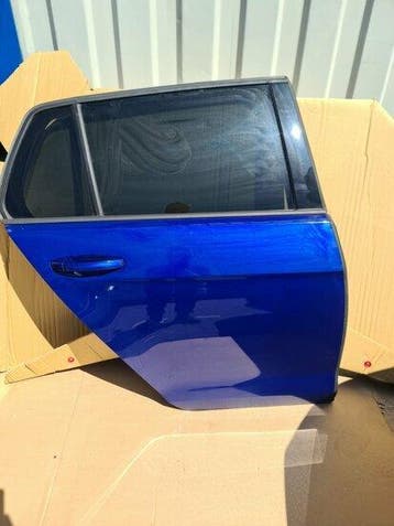 Golf 7 Deur Portier Rechts achter nette staat Lapiz Blue ..., Verzenden, Nieuw