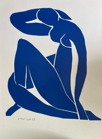 Henri Matisse (1869-1954) - Nu bleu, Antiek en Kunst
