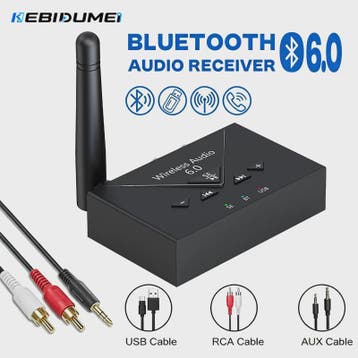 Draadloze Bluetooth 6.0 Audio Ontvanger met AUX, RCA & USB -, Verzenden, Nieuw