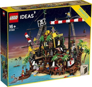 Piraten Eiland LEGO 21322 | Retourdeal | OP=OP, Ophalen of Verzenden, Zo goed als nieuw, Complete set, Lego