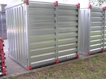 2mtr Materiaalcontainer demontabele zelfbouwcontainer