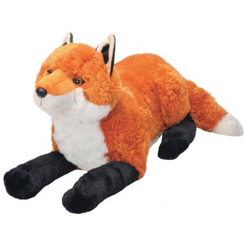 Wild Republic vos knuffel - pluche - 64 cm - rood - bosdier, Verzenden, Nieuw