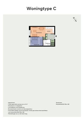 Appartement te huur in Almere - 42 m² - 1 kamer(s), Appartement, Almere, Flevoland
