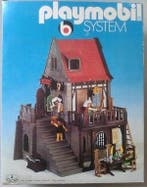 Playmobil 3447 Middeleeuws stadhuis 95% compleet #9584, Ophalen of Verzenden, Gebruikt