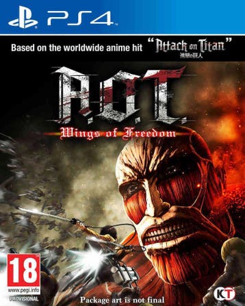 Playstation 4 Attack on Titan: Wings of Freedom, Verzenden, Zo goed als nieuw
