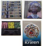 Four books on trade beads, 2006, 2022; 1 Dutch, 3 English