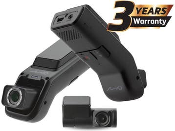 Mio MiVue J756DS - Dual Dashcam - Full HD Wi-Fi GPS, Verzenden, Zo goed als nieuw