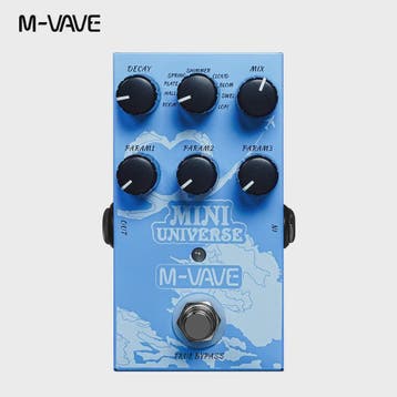 M-VAVE Mini Universe Gitaar Effectpedaal - Digitale Reverb m, Verzenden, Nieuw