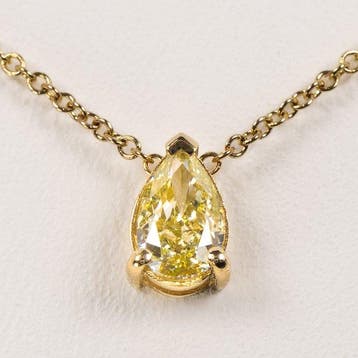 Zonder minimumprijs - Ketting met hanger - 14 karaat Geel, Sieraden, Tassen en Uiterlijk