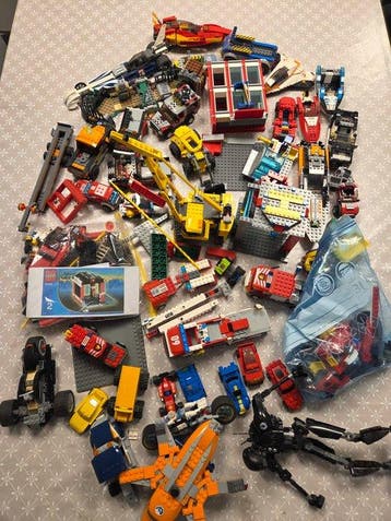 Lego Stenen - City - Grote partij lego met hoofdzakelijk, Nieuw