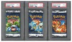 Pokémon - 3 Graded booster pack - Pacchetti set base prima, Nieuw