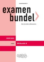 Examenbundel vwo Wiskunde A 2020/2021 9789006781496, Boeken, Schoolboeken, Verzenden, Zo goed als nieuw