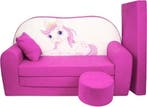 Sofa Kinderkamer Roze | Kussen | Wasbare Hoes | Beste Prijs, Ophalen of Verzenden, Nieuw, Overige typen