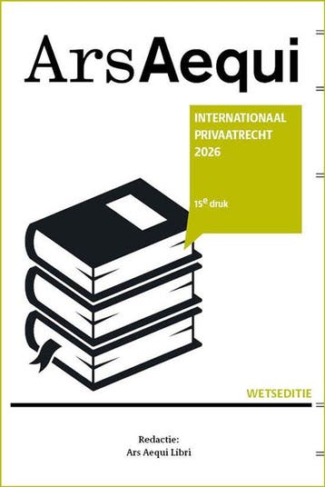 9789493333796 Ars Aequi Wetseditie - Internationaal Priva..., Boeken, Verzenden, Nieuw