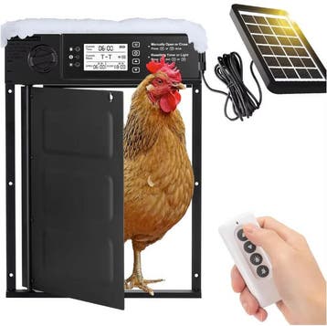 Automatische Kippenhokdeur op Zonne-energie met Timer, Verzenden