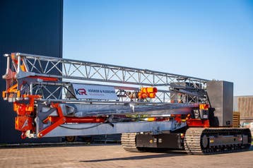 Kraxcle C24 - 24 meter bouwkraan op rupsen met vaste ballast
