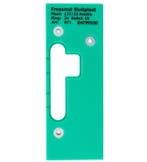 247WOOD Freesmal sluitplaat 127x23 rechts, Verzenden, Nieuw