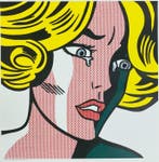 Roy Lichtenstein (after) - FRIGHTENED GIRL - Jaren 1990