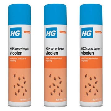 Vlooienspray | HG X | 400 ml | 3 stuks, Verzenden, Nieuw