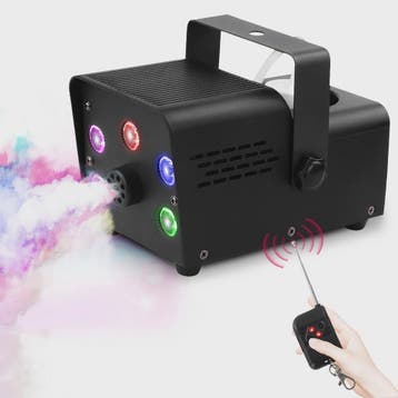 Krachtige 500W Rookmachine met 5 RGB LED's en Draadloze Afst, Verzenden, Nieuw