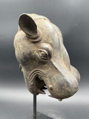 Groot hoofd nijlpaard - Yoruba - Nigeria
