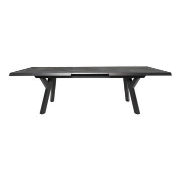 Murcia negro uittrektafel exclusive 204/264x102 cm - matt, Ophalen of Verzenden, Nieuw