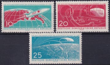 DDR - 1961 - Ruimtevlucht - Postfris, Postzegels en Munten, Verzenden, DDR, Postfris